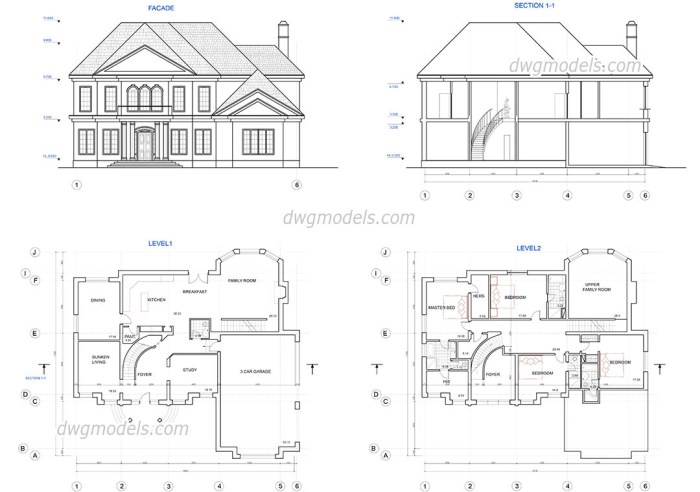 Floor storey dwg cadbull