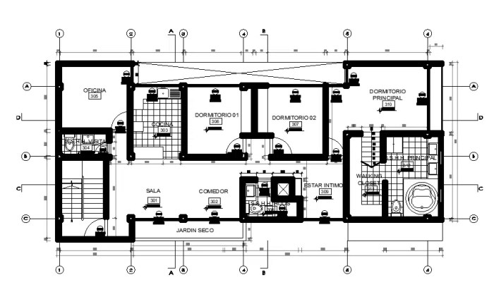 Desain rumah luas tanah 250m