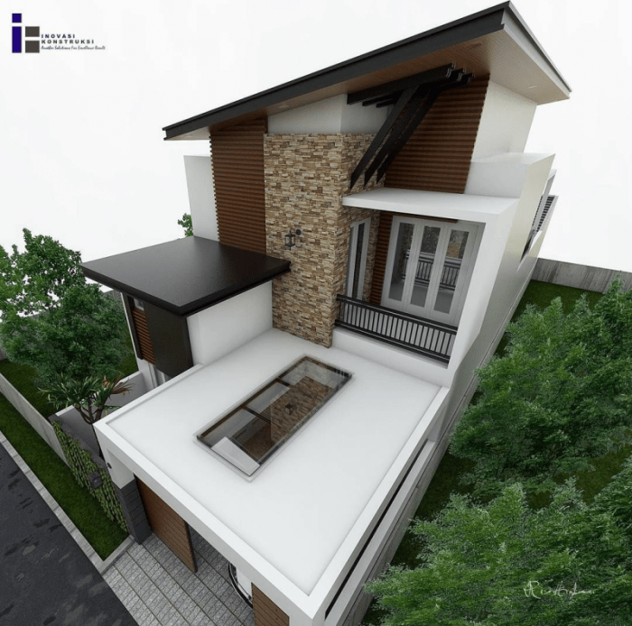 Desain rumah luas 79m