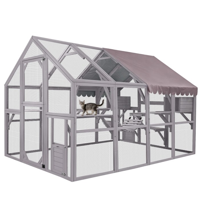 Desain rumah kucing bata