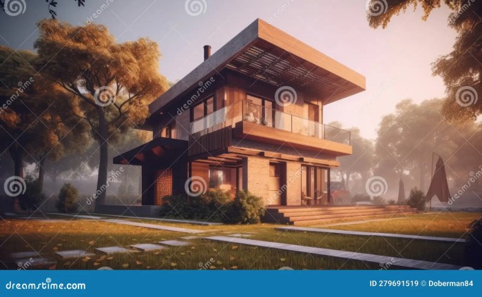 Desain rumah minimalis 2 lantai atap datar