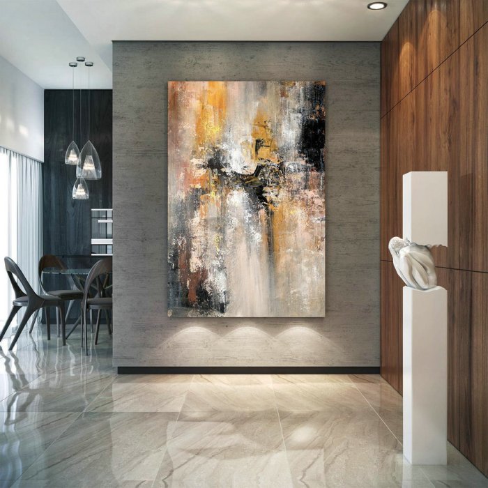 Living room paintings abstract wall canvas oil large tableau painting laminas muya decoration